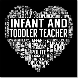 Infant and Toddler Teacher Heart Posters and Art